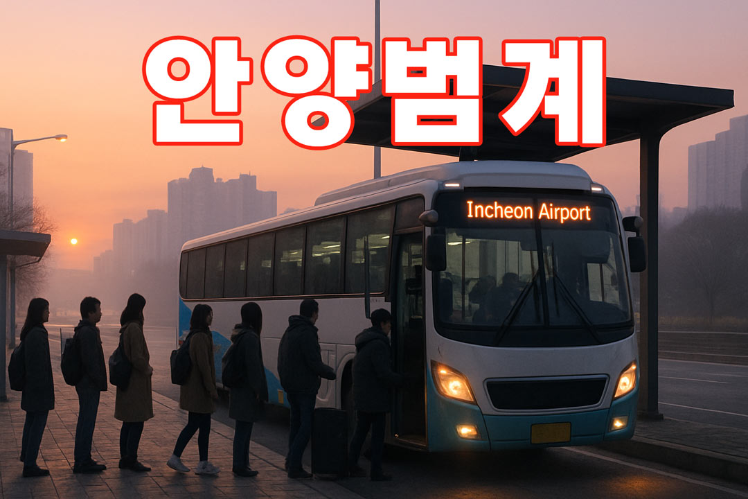 범계역 공항버스 시간표