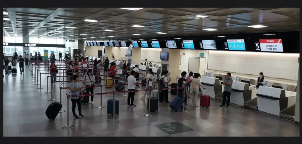 대구공항 국제선 체크인