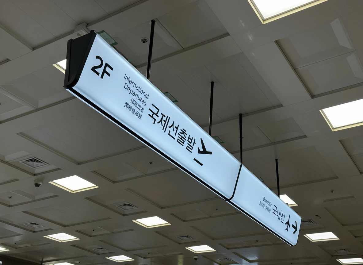 대구공항 국제선 2층